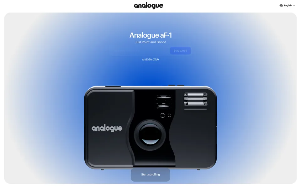 Screenshot of Analogue aF-1