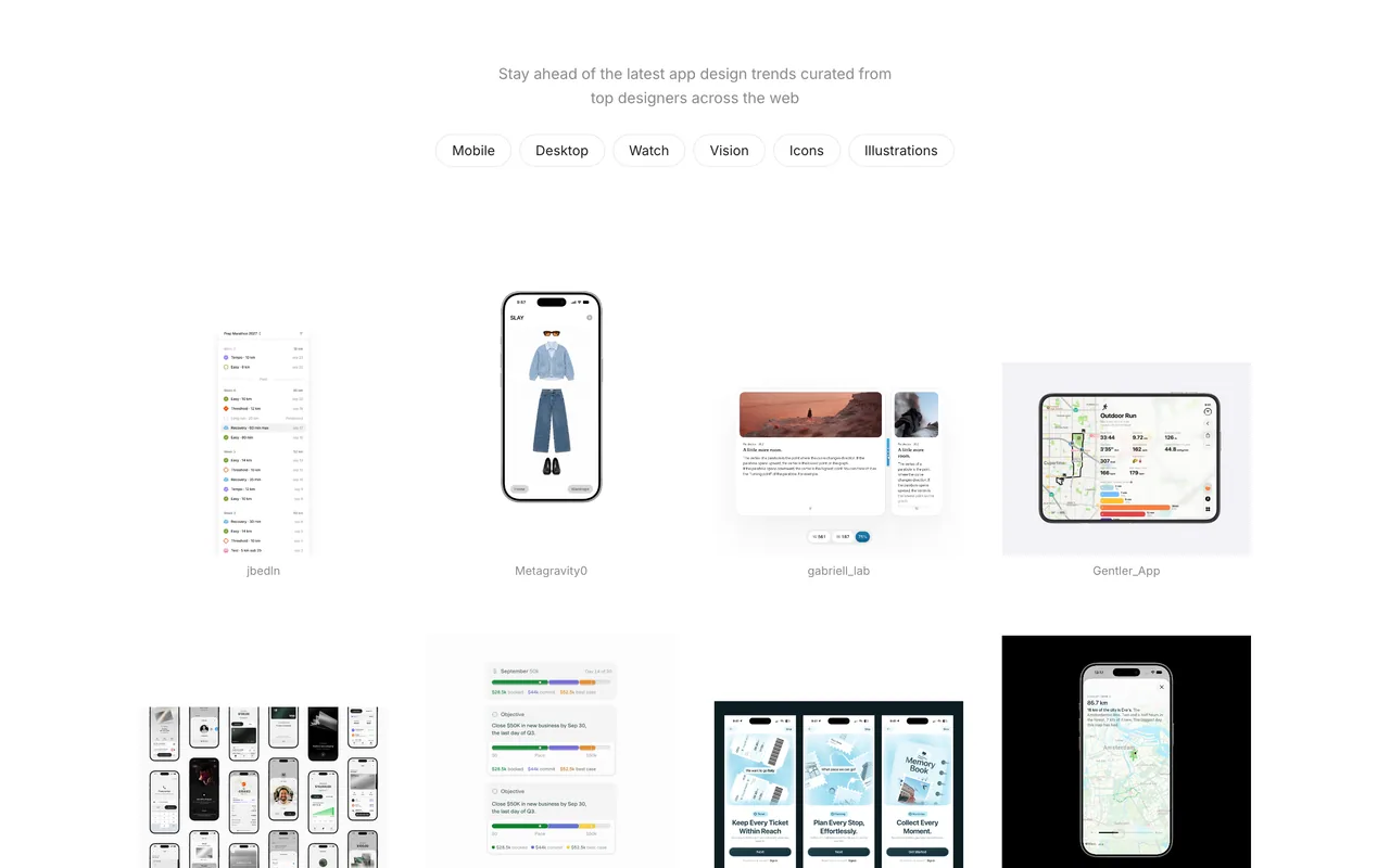 Screenshot of the Appinspo website (appinspo.com)