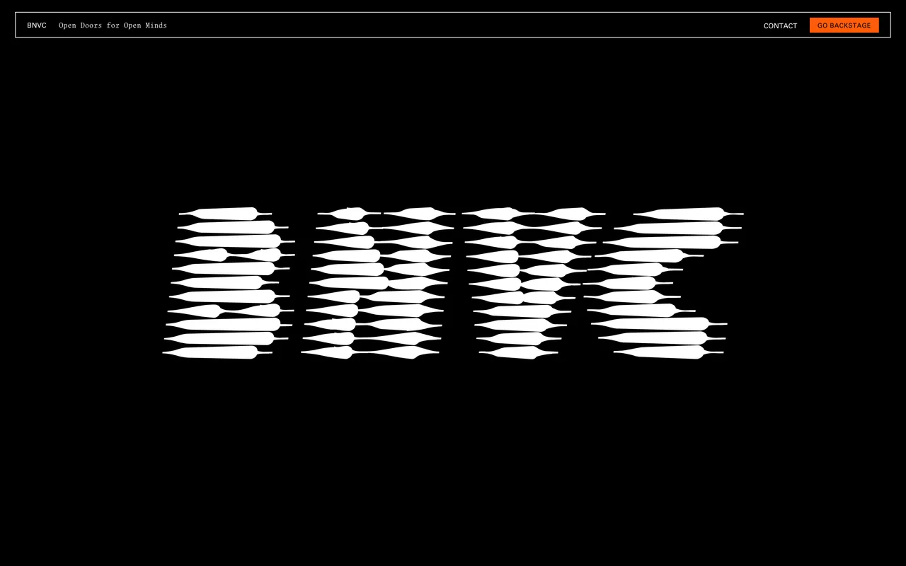 Screenshot of the BNVC website (bestnights.vc)