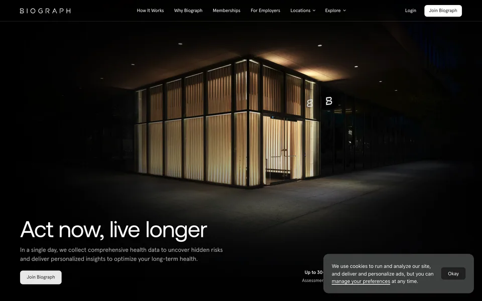 Screenshot of Biograph