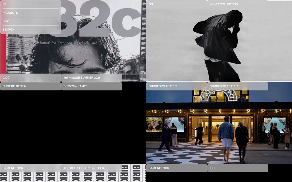 Screenshot of Bureau Borsche
