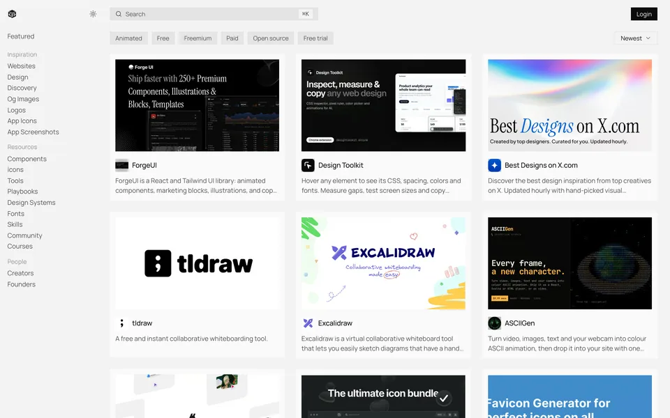 Screenshot of the DesignEng website (designeng.tools)