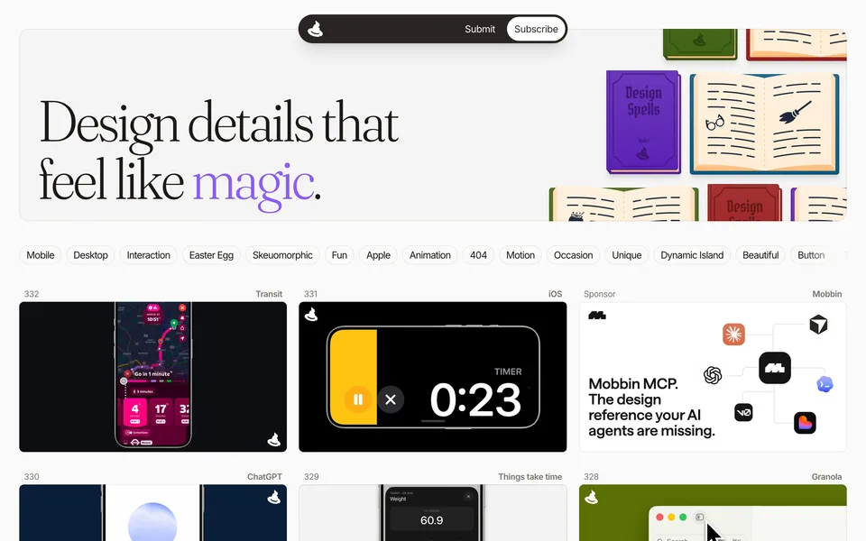 Screenshot of Design Spells