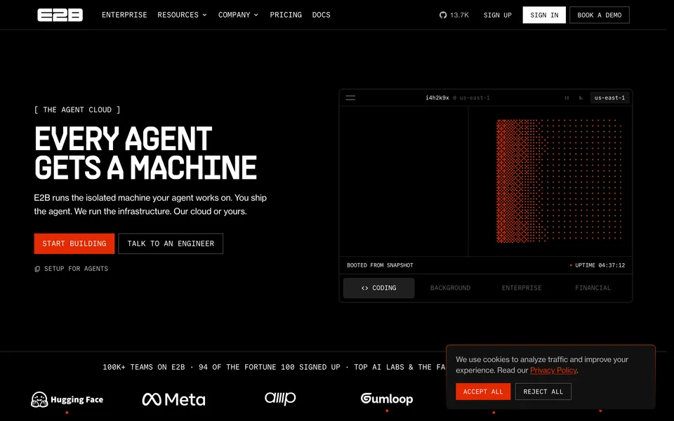 Screenshot of E2B