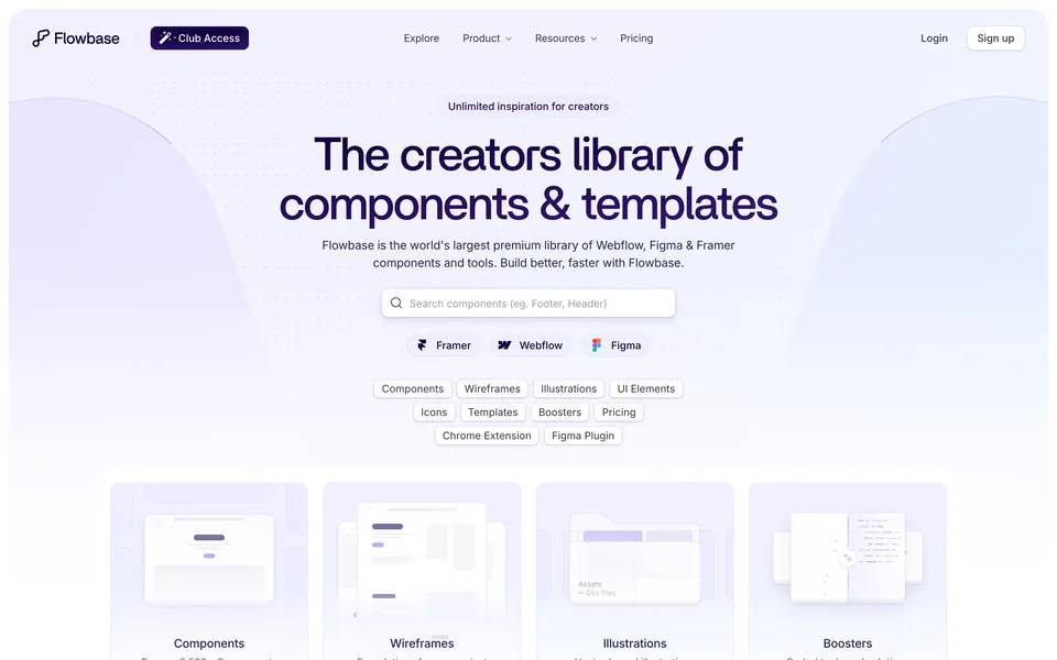 Screenshot of the Flowbase website (flowbase.co)