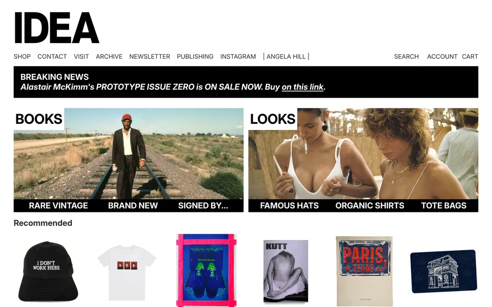Screenshot of IDEA