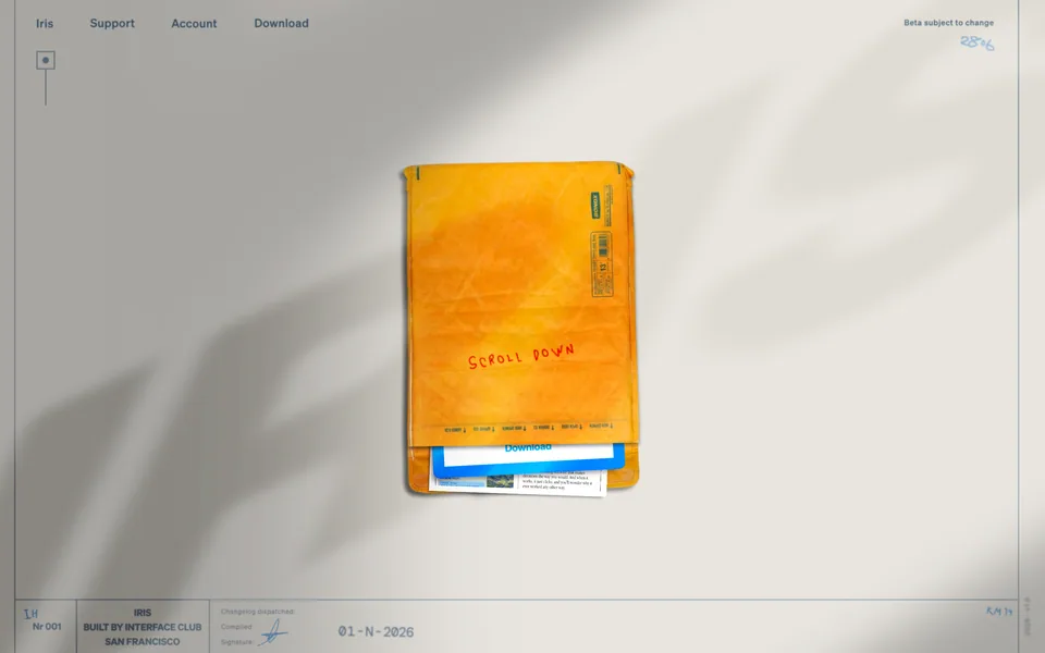 Screenshot of Iris