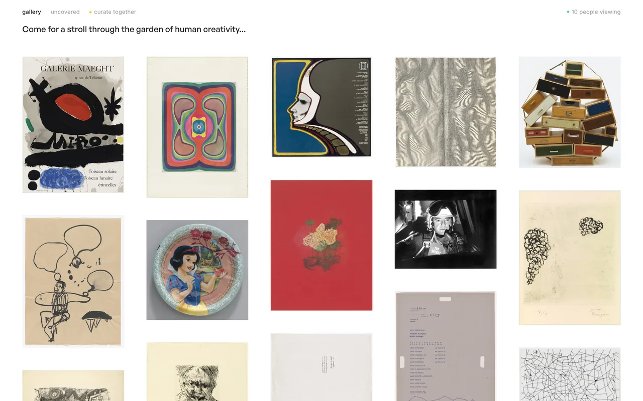 Screenshot of the Jessy In’s Gallery website (gallery.jessyin.world)
