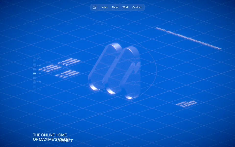 Screenshot of Maxime Heckel