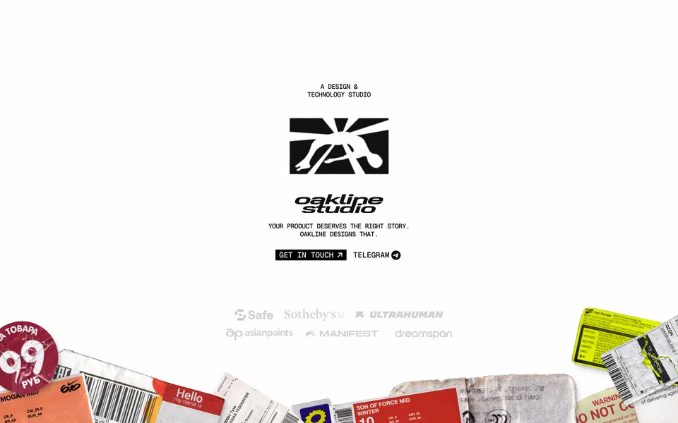 Screenshot of Oakline Studio