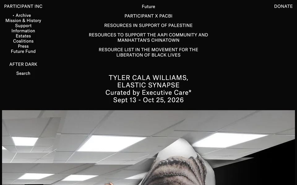 Screenshot of Participant Inc