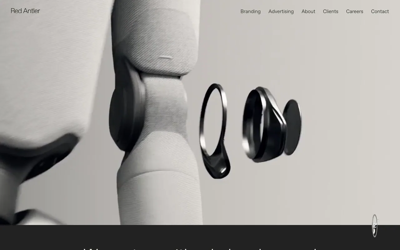 Screenshot of the Red Antler website (redantler.com)