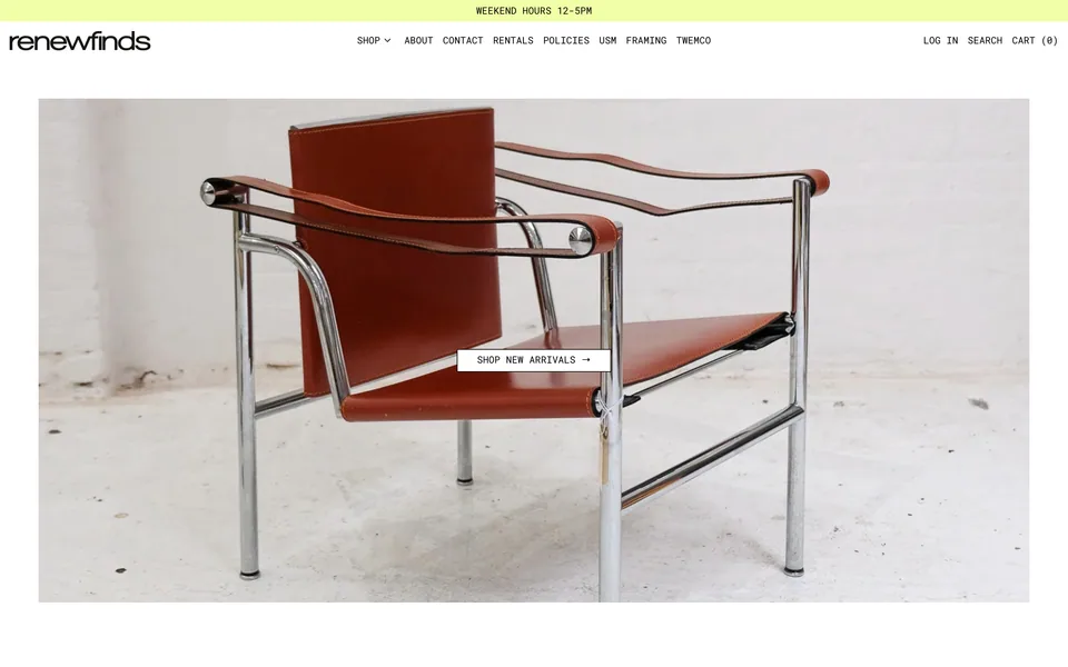 Screenshot of Renewfinds