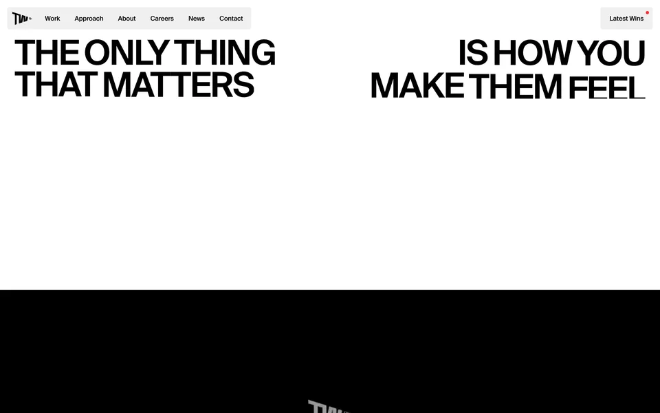 Screenshot of the TinyWins website (tinywins.com)